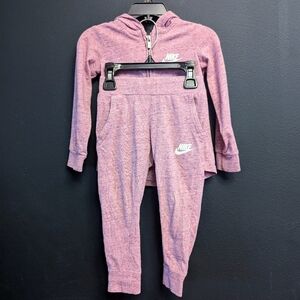 Nike Kids Mauve/Purple Hoodie and Jogger Set